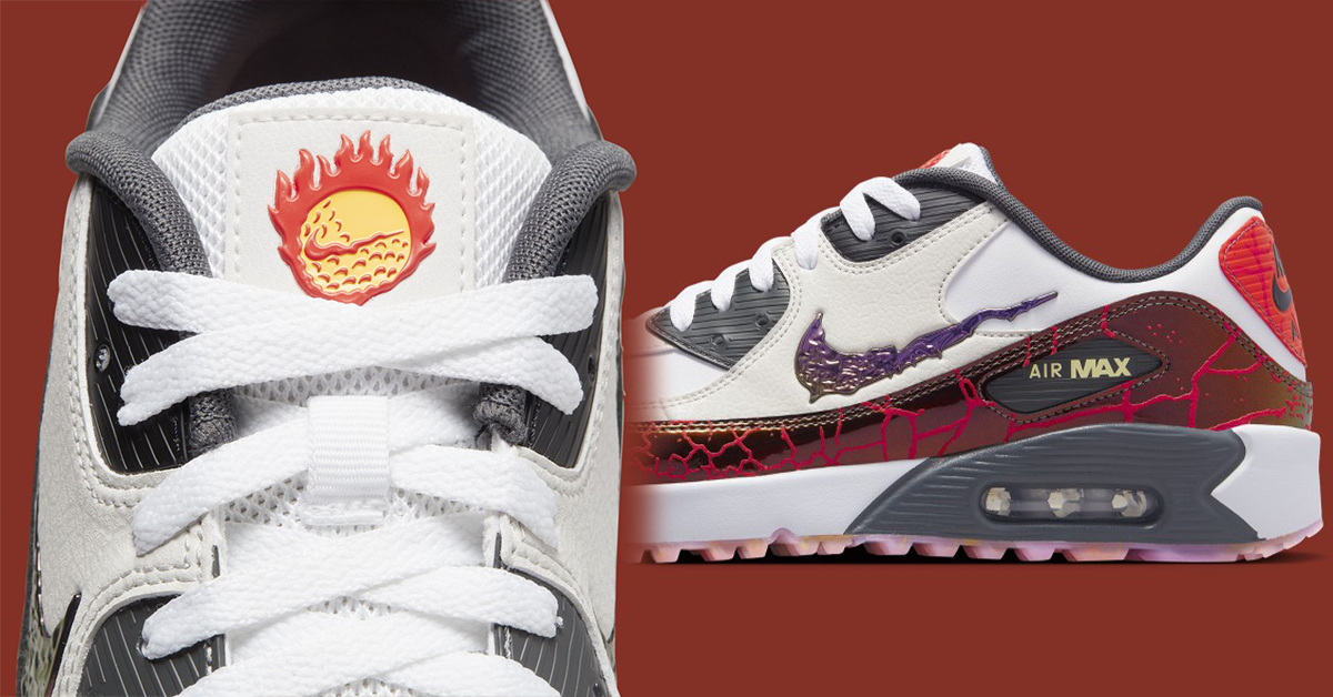 Show Off Your Passion for Golf with This Fiery Nike Air Max 90 G “Desert”